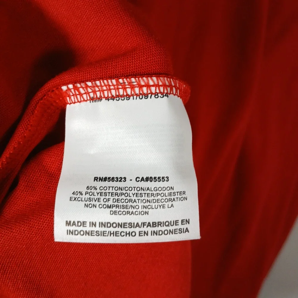 Nike Dri-FIT T-Shirt Mens XXL Red Short Sleeve Performance Active 520946-648